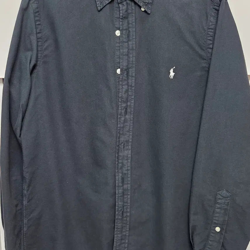 [BUNJANG] Polo Ralph Lauren Oxford Shirt Black Size S / 폴로 옥스포드 셔츠 블랙 S
