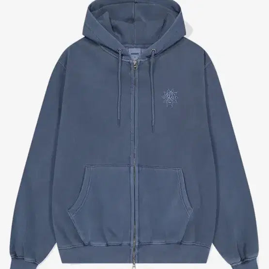 [BUNJANG] Mahagrid Pigment Hooded Zip-up Navy Eunseok / 마하그리드 피그먼트 후드집업 네이비 은석 손민수