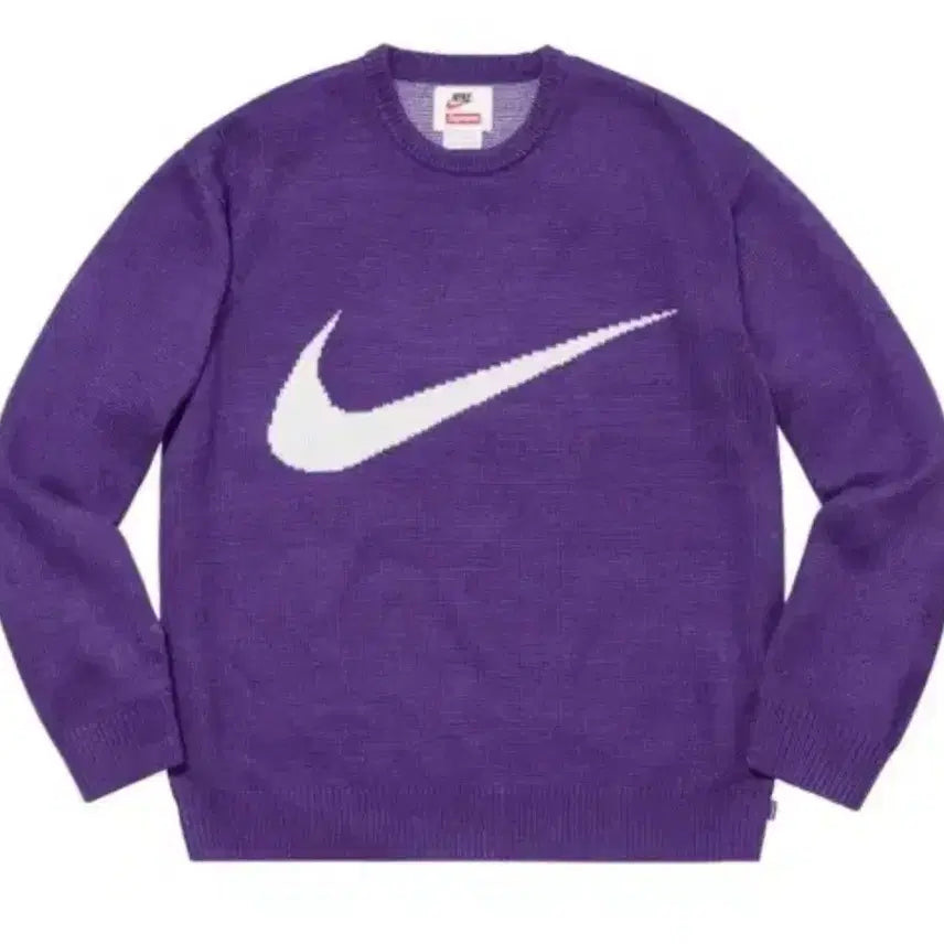 [BUNJANG] Nike Supreme Knit L Purple / 나이키 슈프림 니트 L 퍼플