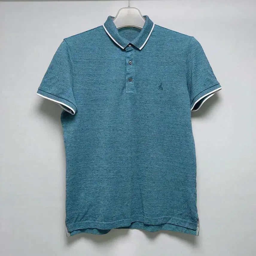 [BUNJANG] Beanpole Linen Men's Short Sleeve Polo Shirt / 빈폴 린넨 남성 반팔카라티/100/구제24시/일일