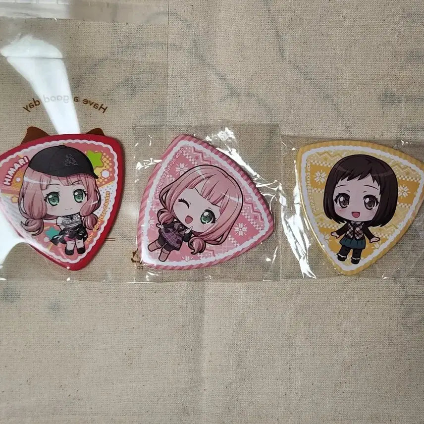 [BUNJANG] BanG Dream! Afterglow Himari Tsugumi Peak Can Badge Set / 뱅드림 애프터글로우 히마리 츠구미 피크캔뱃지