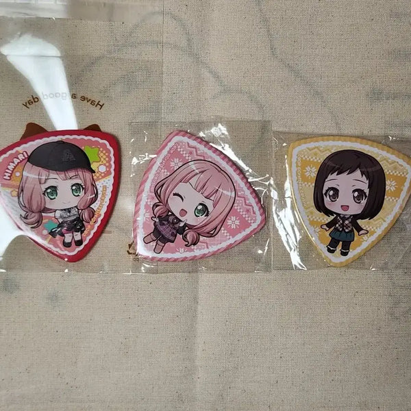 [BUNJANG] BanG Dream! Afterglow Himari Tsugumi Peak Can Badge Set / 뱅드림 애프터글로우 히마리 츠구미 피크캔뱃지
