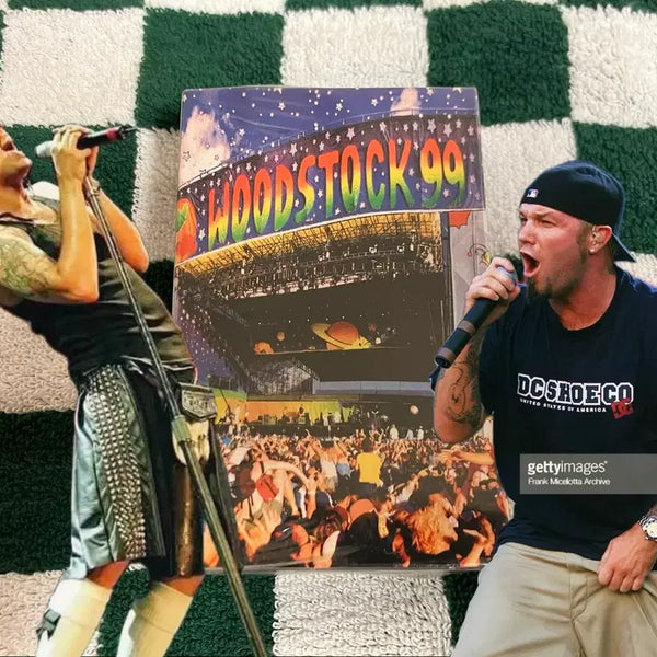 [BUNJANG] Woodstock 99 Festival Limp Bizkit Korn Double Album Unsealed Cassette Tape / 우드스톡 99 페스티벌 더블 앨범 미개봉 카세트테이프 콘 림프비즈킷