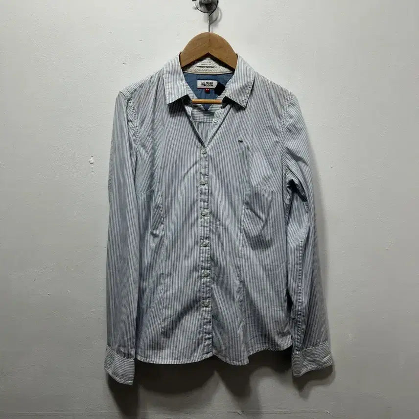[BUNJANG] Tommy Hilfiger Striped Long Sleeve Shirt XS / 타미힐피거 스트라이프 셔츠 긴팔 XS