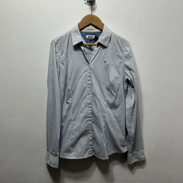 [BUNJANG] Tommy Hilfiger Striped Long Sleeve Shirt XS / 타미힐피거 스트라이프 셔츠 긴팔 XS