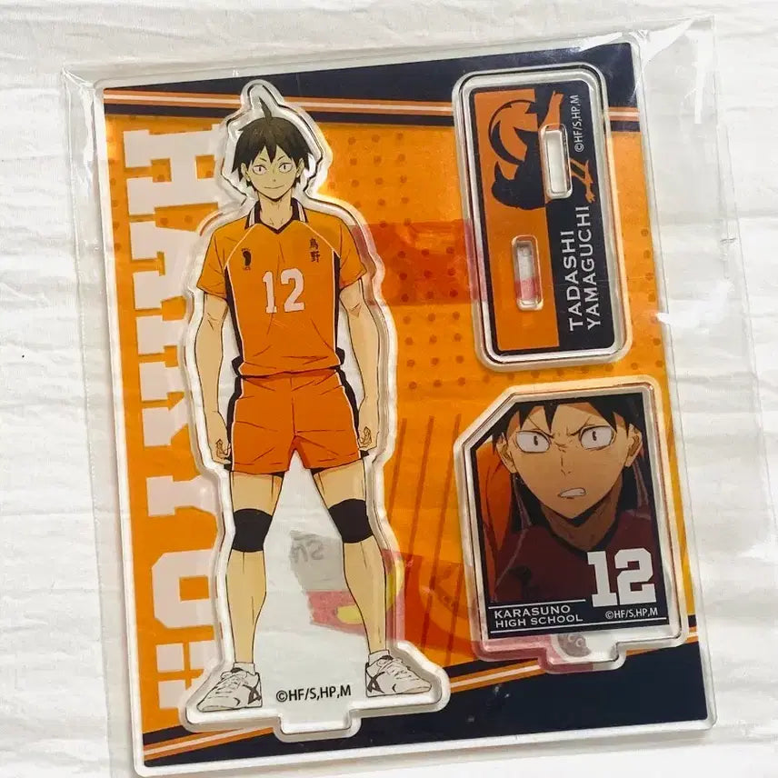 [BUNJANG] Haikyuu!! Yamaguchi Acrylic Stand & Stamp Bundle Set / 하이큐 야마구치 아크릴&스탬프 일괄 판매