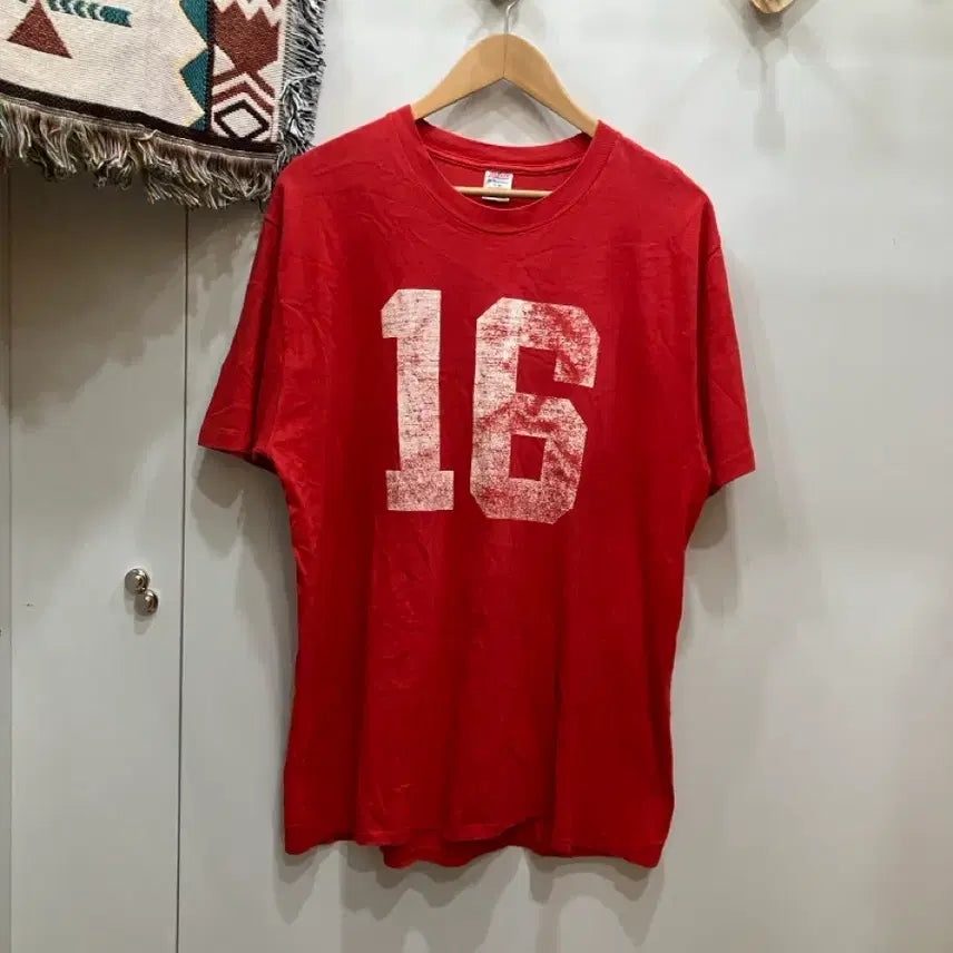 [BUNJANG] 80s USA Made Jerseys by Russell Single Stitch T-Shirt / 80s 미국생산 저지스 러셀 싱글 스티치 티셔츠