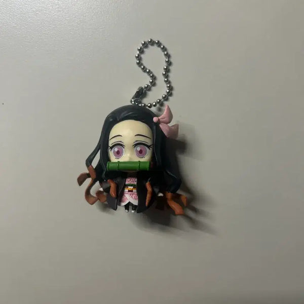 [BUNJANG] Demon Slayer Nezuko Figure Keychain / 귀멸의 칼날 네즈코 피규어 키링