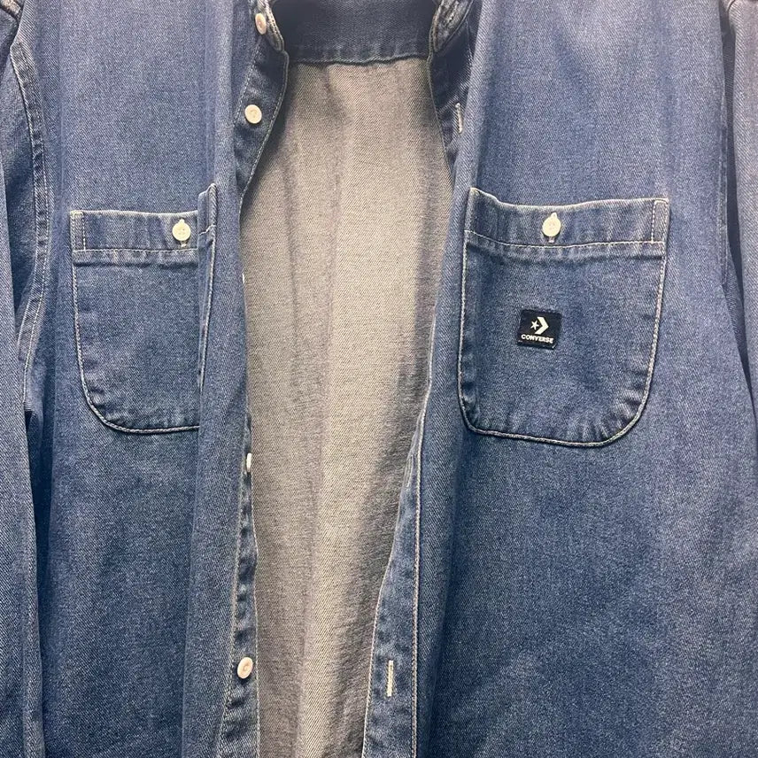 [BUNJANG] Converse Denim Jacket / 컨버스 청자켓 남방
