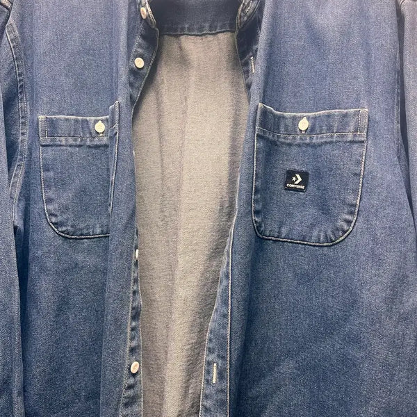 [BUNJANG] Converse Denim Jacket / 컨버스 청자켓 남방