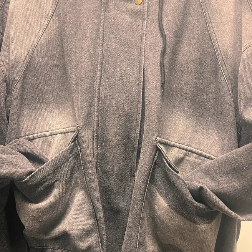 [BUNJANG] Black Denim Hooded Jacket / 후드 흑청자켓