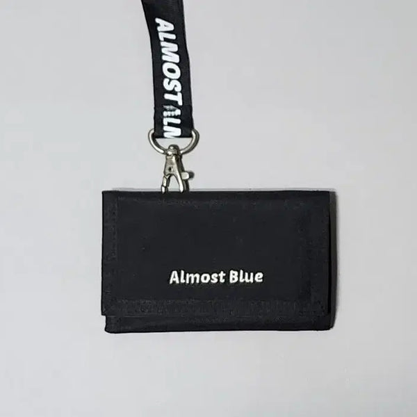 [BUNJANG] Almost Blue Velcro Bifold Wallet / 얼모스트블루 벨크로 반지갑