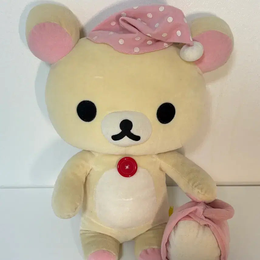 [BUNJANG] San-X Korilakkuma Classic Large Pajamas Plush Doll / 고전 산엑스 코리락쿠마 파자마 잠옷 대형인형