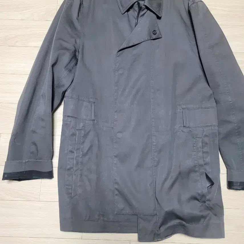 [BUNJANG] Balenciaga Charcoal Grey Men's Half Coat / 발렌시아가 차콜 그레이 남성 하프 코트