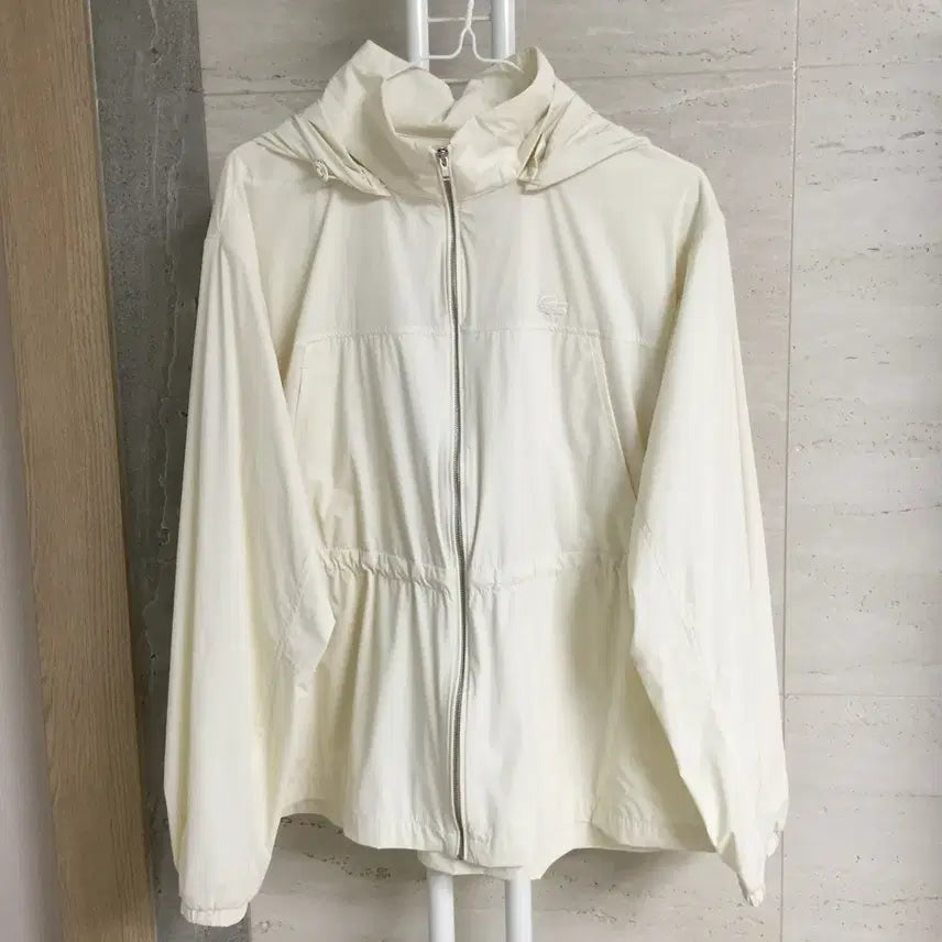 [BUNJANG] Lacoste Women's Hooded Windbreaker Jacket Size 100 / 라코스테 여성 후드 바람막이 자켓 100