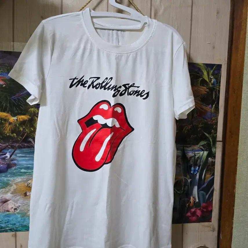 [BUNJANG] Rolling Stones White Short Sleeve T-Shirt Size S / 흰색 반팔티 사이즈 s 미착용 상품 입니다