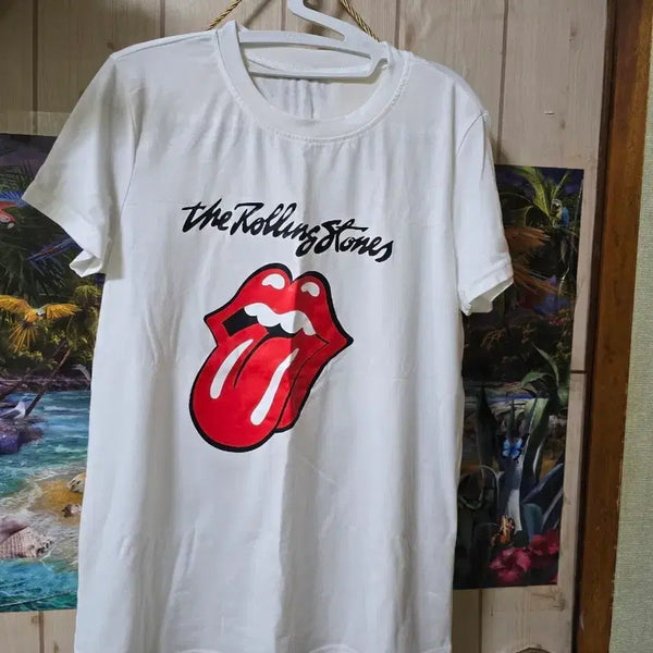 [BUNJANG] Rolling Stones White Short Sleeve T-Shirt Size S / 흰색 반팔티 사이즈 s 미착용 상품 입니다