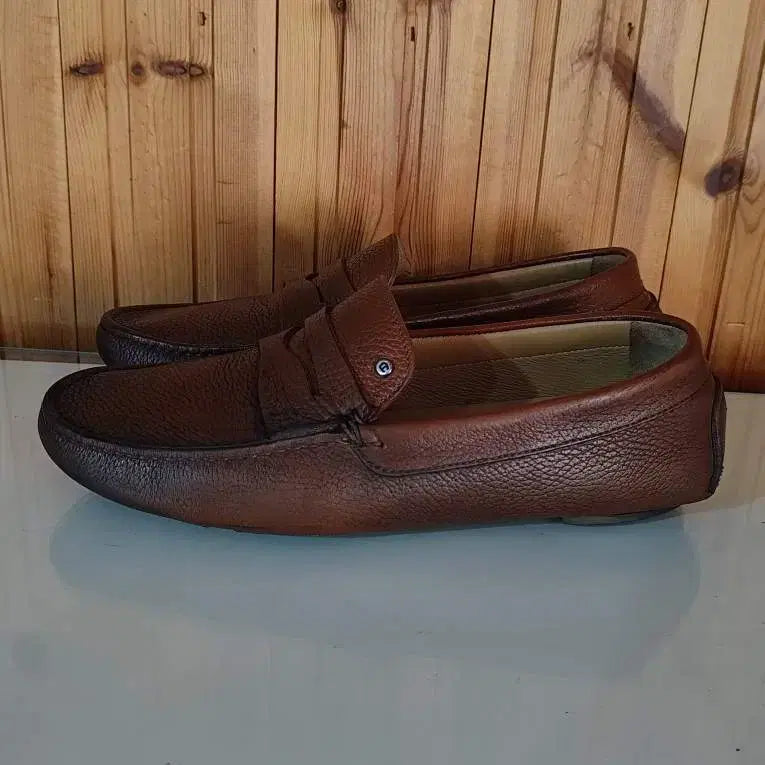 [BUNJANG] Aigner Men's Leather Loafers (40 255mm) / 40 255mm 아이그너 이태리 남성 가죽 구두 로퍼