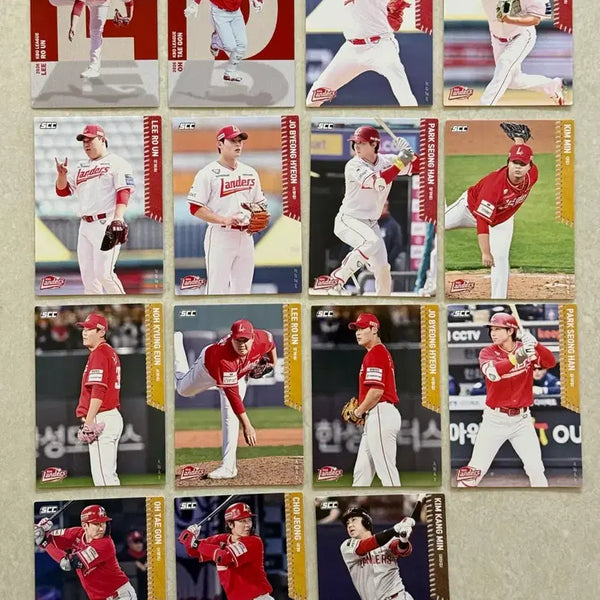 [BUNJANG] 2026 KBO SSG Landers Official Collection Cards Bundle Set (15 Cards) / 2026 KBO 카드 SSG 랜더스 오피셜컬렉션카드 15장 일괄 판매