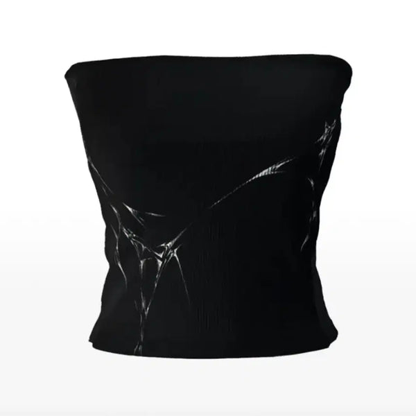 [BUNJANG] Urban Unique Inner Flow Drawing Top Sleeveless Tank / 어반유니크 inner flow drawing top 슬리브리스 나시 탑