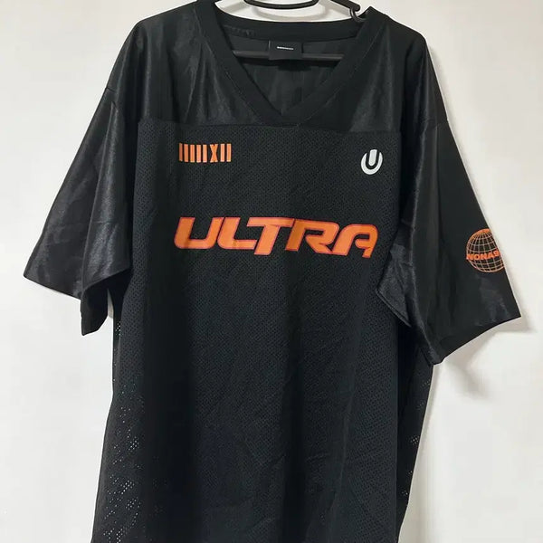 [BUNJANG] NONA9ON ULTRA Black Short Sleeve Mesh T-Shirt / 노나곤 NONA9ON ULTRA 울트라 블랙 반팔 메쉬 티셔츠