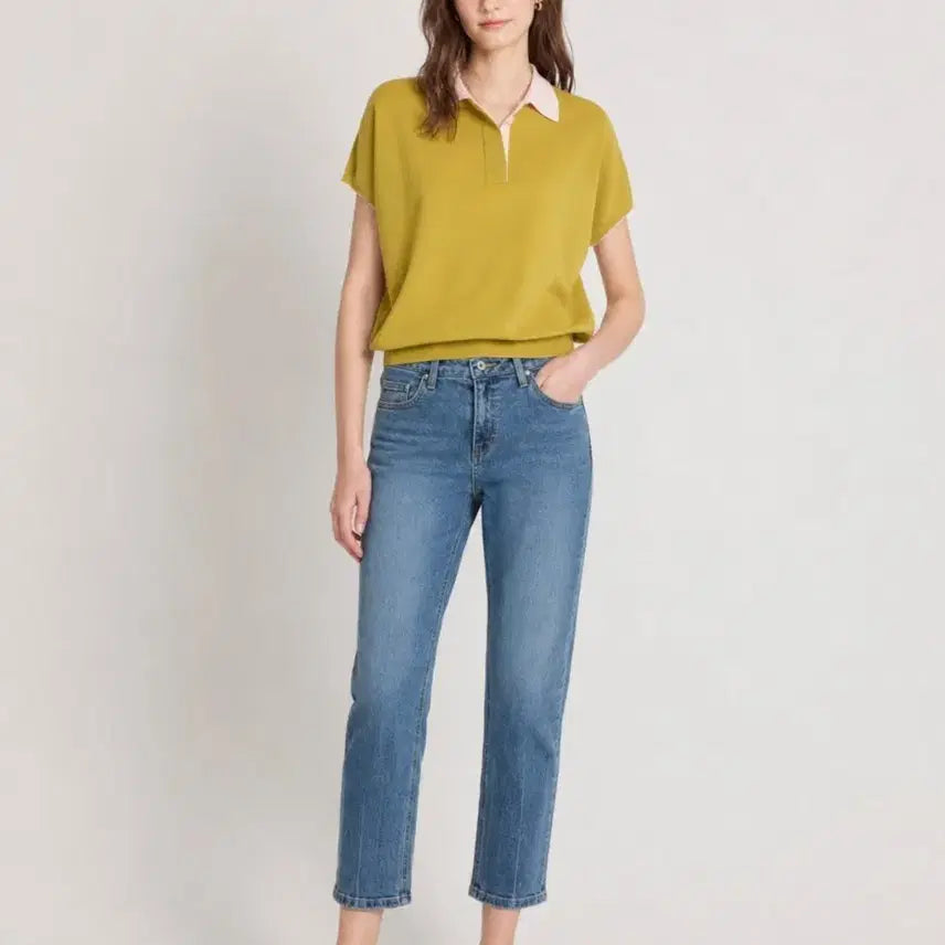 [BUNJANG] Hazzys Lady Straight Denim Pants Size 26 / 헤지스레이디 스트레이트 데님팬츠 55사이즈(26인치)