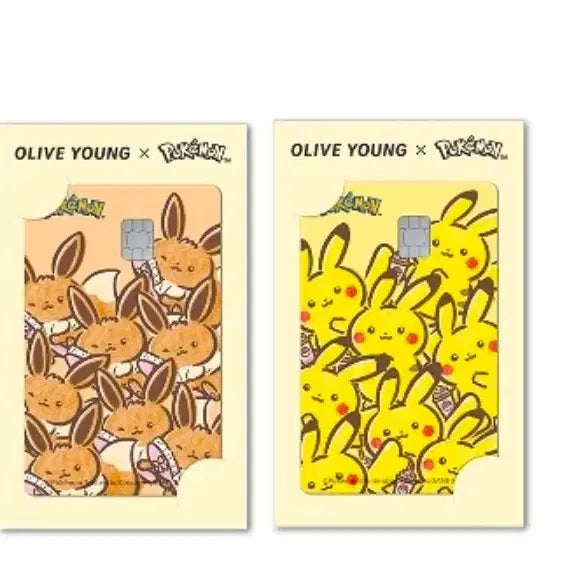 [BUNJANG] Pokemon Card Sticker (Pikachu/Eevee) / 새상품)포켓몬 카드 스티커(피카츄)