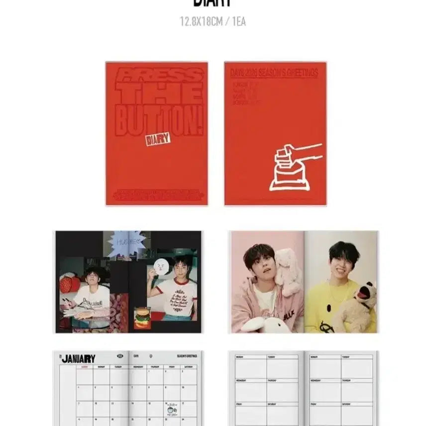 [BUNJANG] Day6 2026 Season's Greetings Diary (Sealed) / (미개봉) 데이식스 2026 시즌그리팅 다이어리