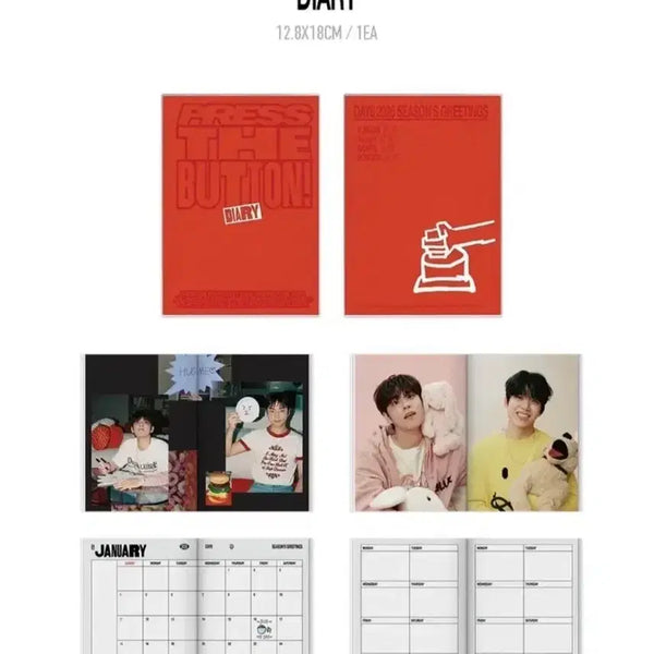 [BUNJANG] Day6 2026 Season's Greetings Diary (Sealed) / (미개봉) 데이식스 2026 시즌그리팅 다이어리
