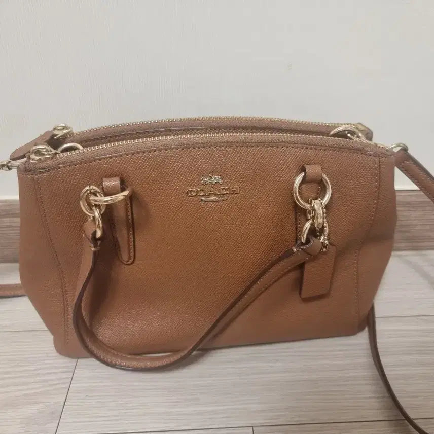 [BUNJANG] Coach Brown Leather Tote Bag / COACH 코치 브라운 가죽 토트백