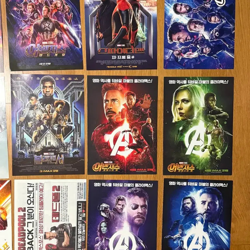 [BUNJANG] Marvel Avengers Spider-Man Movie Poster Collection (15 Types) / 마블 어벤져스/ 스파이더맨 등 영화 포스터 모음 15종