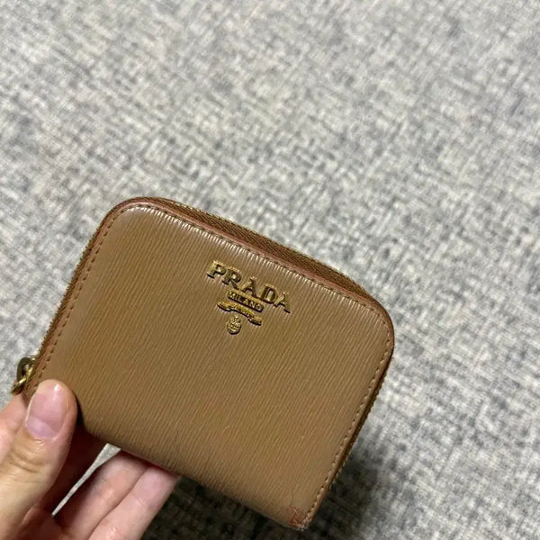 [BUNJANG] Prada Zipper Card Holder / 프라다 지퍼돌이 카드지갑