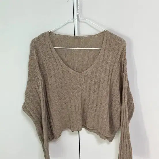 [BUNJANG] V-Neck Knit Summer Top / 여름 니트