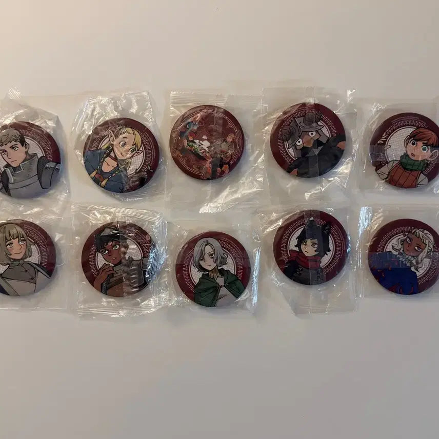 [BUNJANG] Dungeon Meshi Sealed Can Badge / [미개봉, 개별 가능] 던전밥 캔뱃지