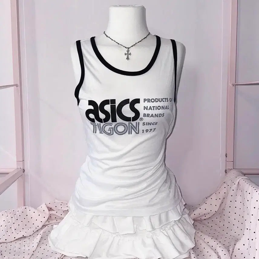 [BUNJANG] EKO Vintage ASICS Sleeveless Top / 이코빈티지 아식스 나시