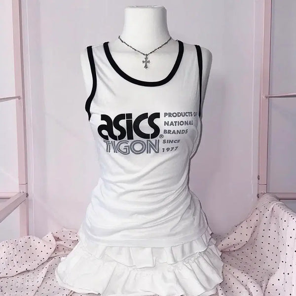[BUNJANG] EKO Vintage ASICS Sleeveless Top / 이코빈티지 아식스 나시