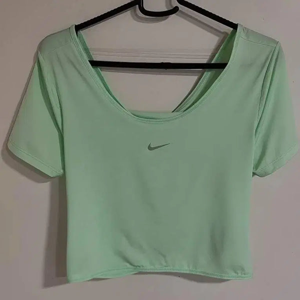 [BUNJANG] Nike Crop Fit Fitness T-Shirt / S 나이키 크롭 피트니스 티셔츠 운동복