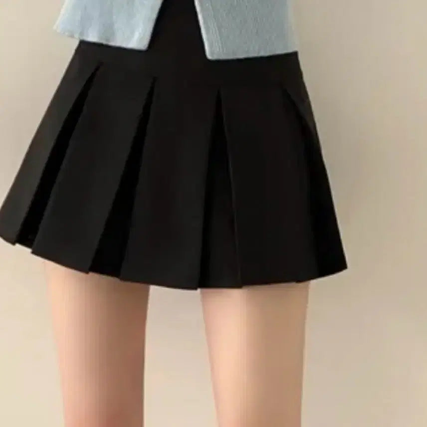 [BUNJANG] Pleated Mini Skirt Black / 미니스커트 플리츠스커트 블랙