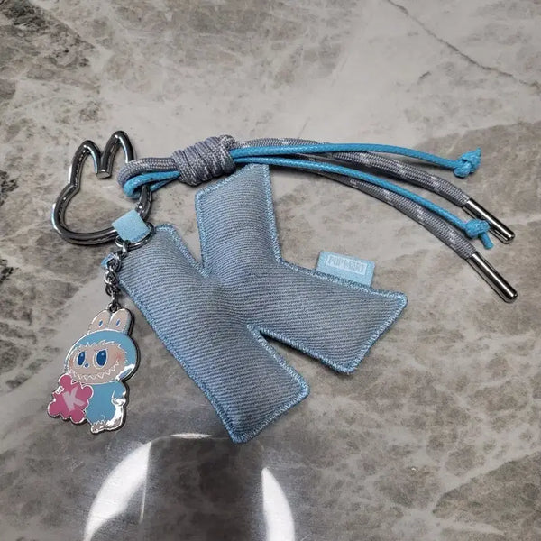 [BUNJANG] POP MART K Initial Keyring / 팝마티 POP MART K 이니셜 키링