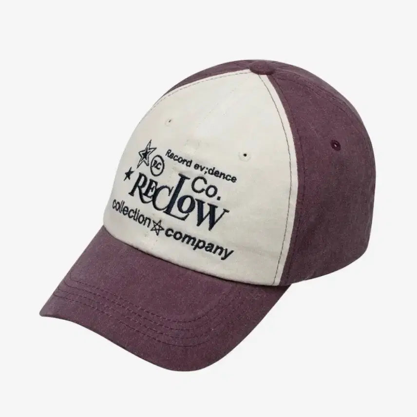 [BUNJANG] Reclow Twill Two-tone Ball Cap Purple / 리끌로우 트윌투톤 볼캡 퍼플