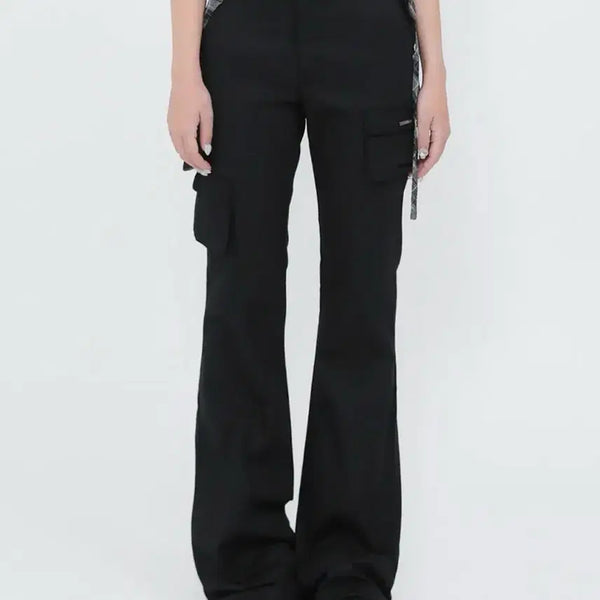 [BUNJANG] Miseki Seoul Line Pocket Cargo Pants Black / [새상품] 미세키서울 Line pocket cargo pants 블랙 1