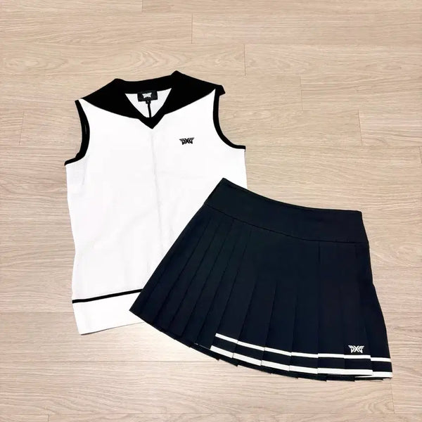 [BUNJANG] PXG Women's Sleeveless Knit Top / Pxg 여성 니트 민소매 나시 (2025 제품)