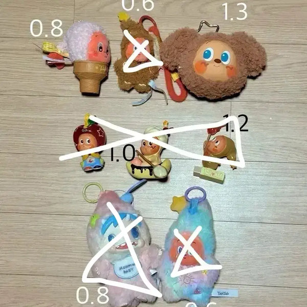 [BUNJANG] Pop Mart "A Little Star" "Delicious Bite" Coffee Puppy Vanilla Cookie Keychain & Earphone Bag / 팝마트 작은별 맛있는 한입 커피강아지 바닐라쿠키 키링 이어폰백