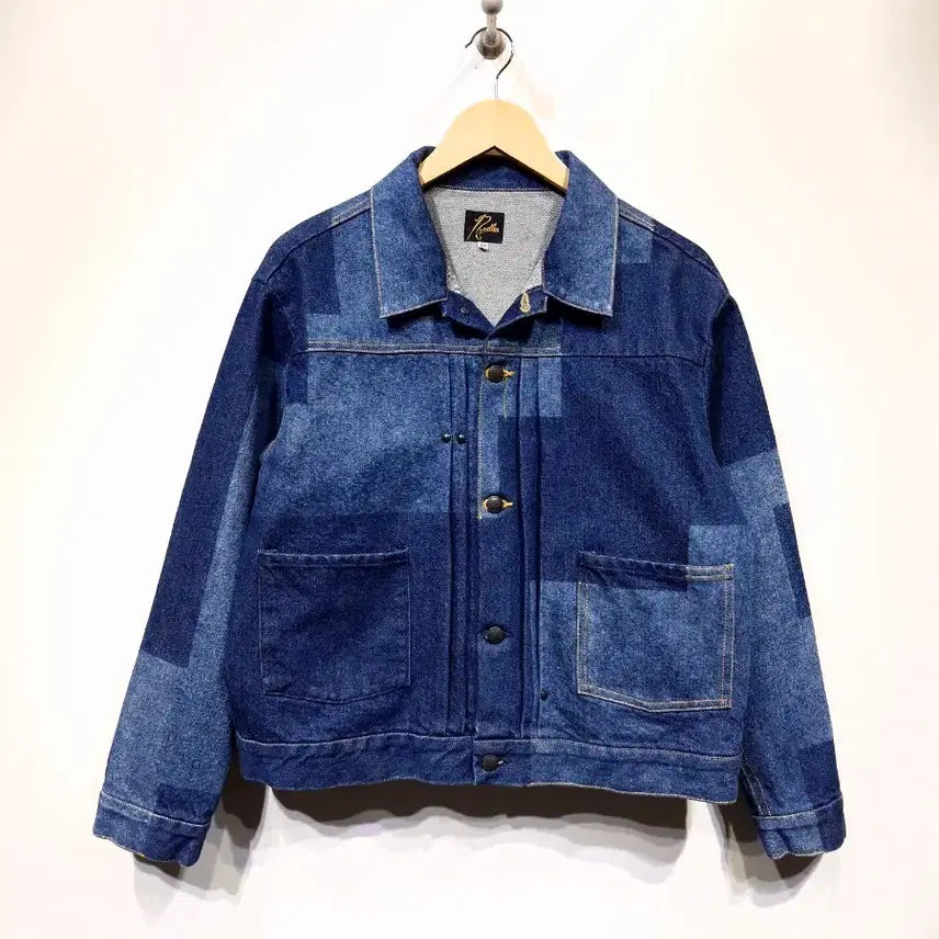 [BUNJANG] Needles Patchwork Denim Trucker Jacket / 니들스(Needles)패치워크 데님 트러커 자켓
