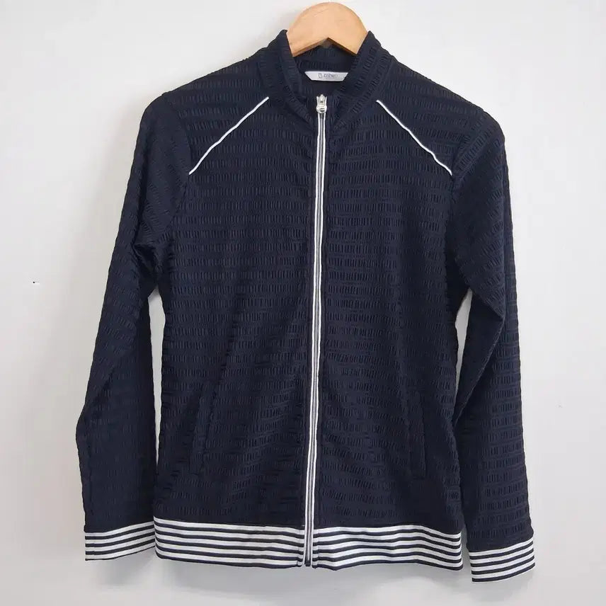 [BUNJANG] ZISEN SPORTS Navy Zip-Up Jumper Jacket / 지센스포츠 네이비 집업  85 점퍼 자켓