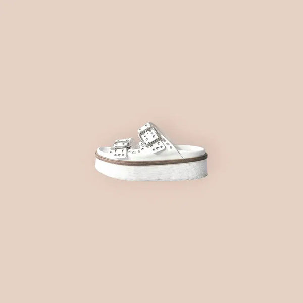 [BUNJANG] Tod's Leather Buckle Platform Sandals / 토즈  레더  버클 플랫폼 샌들