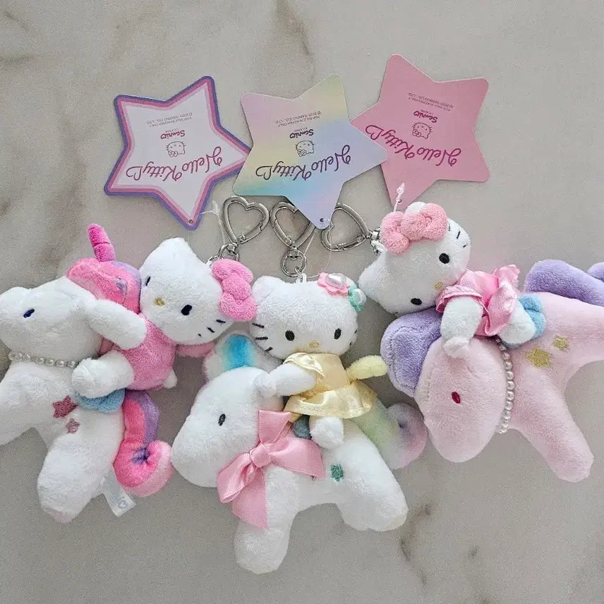 [BUNJANG] Sanrio Hello Kitty Unicorn Keychain / (새상품/개단가) 산리오 헬로키티 유니콘 키링