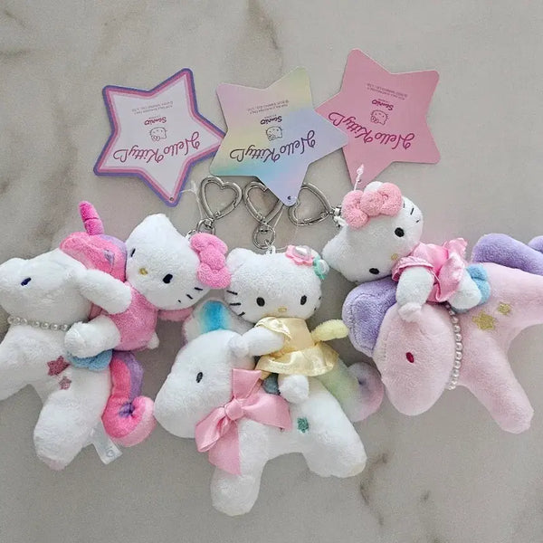[BUNJANG] Sanrio Hello Kitty Unicorn Keychain / (새상품/개단가) 산리오 헬로키티 유니콘 키링