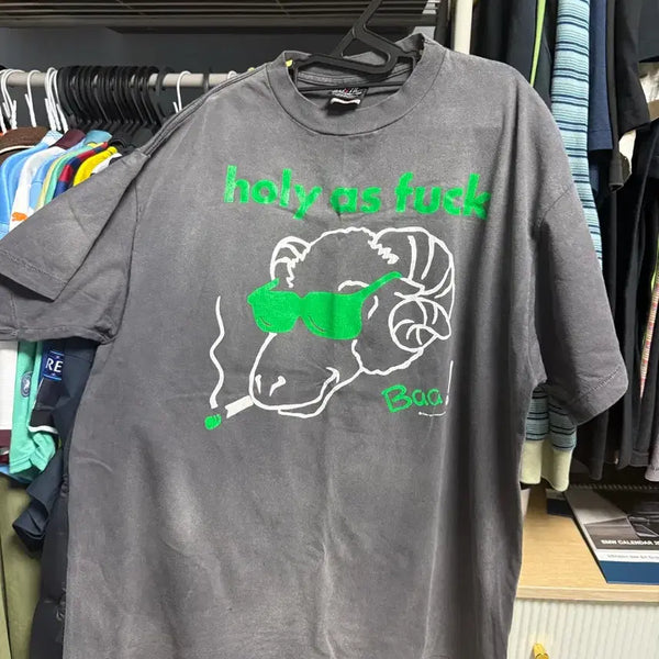 [BUNJANG] Saint Michael Holy As Fuck T-Shirt XL / 세인트미카엘 holy as fuck XL 티셔츠