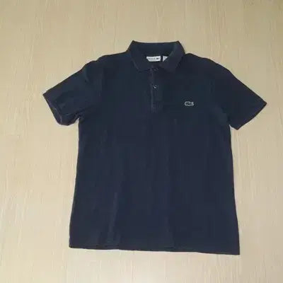 [BUNJANG] Lacoste Navy Short Sleeve Polo Shirt / (100)A156. 라코스테/네이비 반팔카라티셔츠